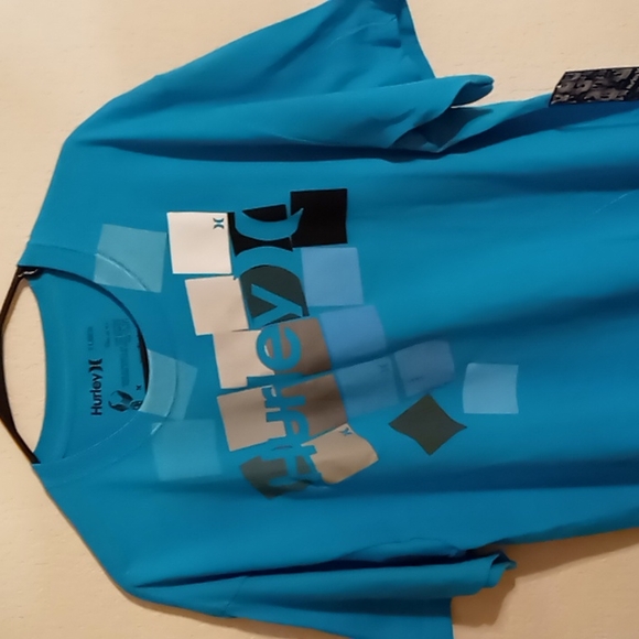 HURLEY BNWT TURQUOISE KING OF THE ROAD MENS TEE SZ XL - Picture 2 of 9